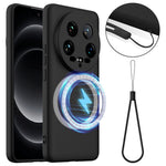 For Xiaomi 14 Ultra Magnetic Case Anti-Drop Liquid Silicone Phone Cover