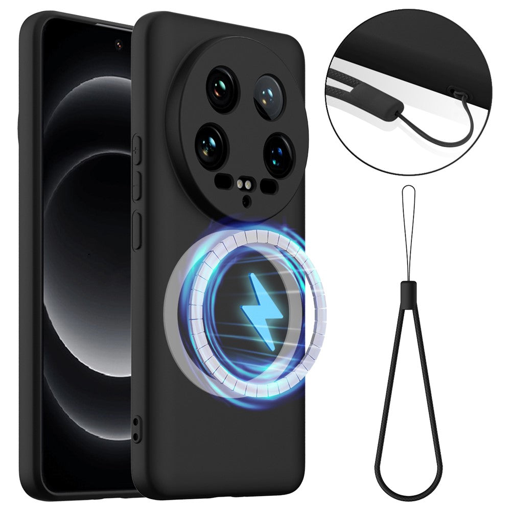 Xiaomi 14 Ultra Magnetiskt Skal Anti-Drop Flytande Silikon mobilskal