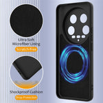 For Xiaomi 14 Ultra Magnetic Case Anti-Drop Liquid Silicone Phone Cover