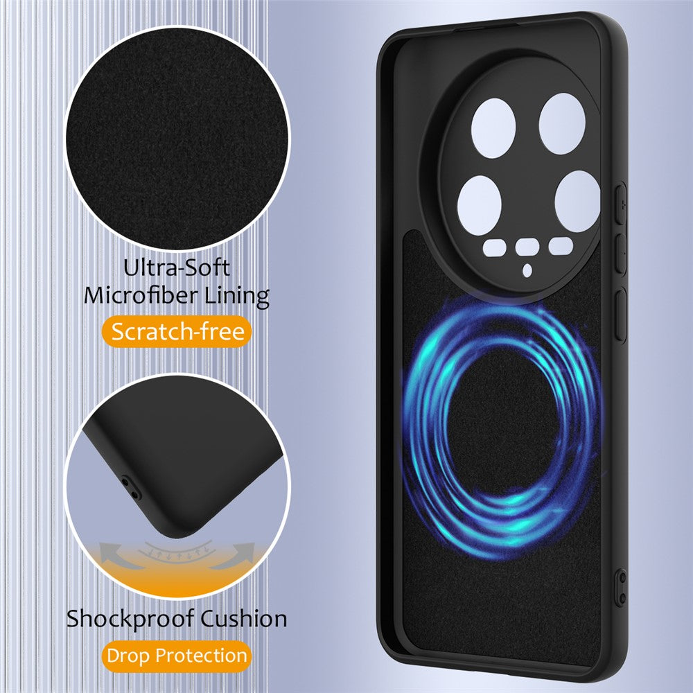 For Xiaomi 14 Ultra Magnetic Case Anti-Drop Liquid Silicone Phone Cover