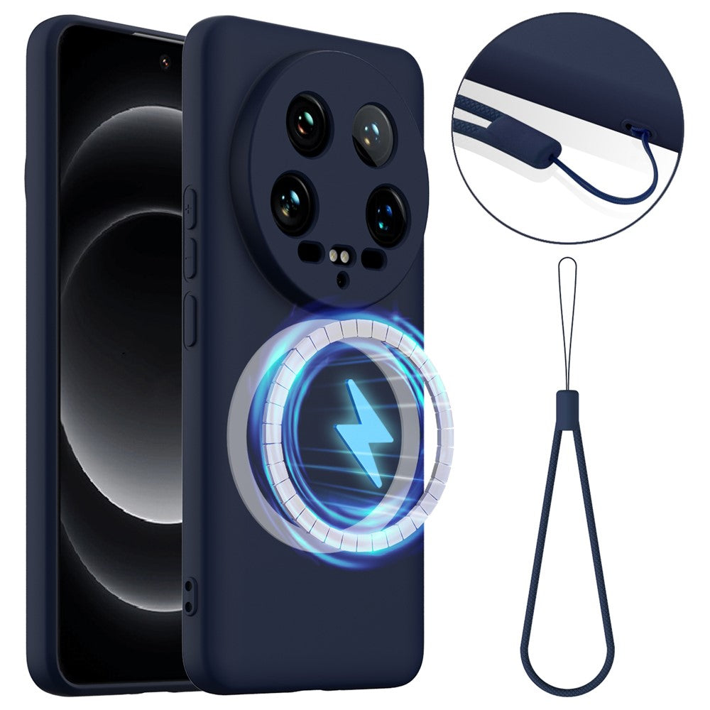 Xiaomi 14 Ultra Magnetiskt Skal Anti-Drop Flytande Silikon mobilskal