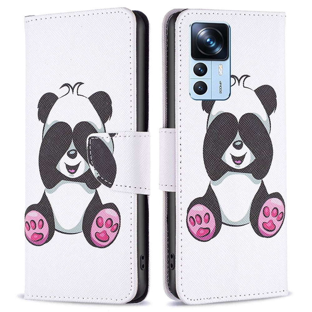 For Xiaomi 12T 5G / Redmi K50 Ultra 5G / 12T Pro 5G Leather Case Pattern Printing Wallet Stand Flip Mobile Cover