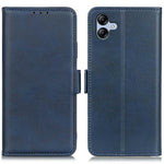 Samsung Galaxy A08 5G / A08 4G / A07 5G / A07 4G / A07s 4G / A06 5G / A06 4G skal stativ PU-läder med kohudstruktur
