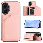 For Xiaomi Poco F7 5G / Redmi Turbo 4 Pro 5G Case Card Holder Kickstand Skin-Touch Phone Cover with Wrist Strap