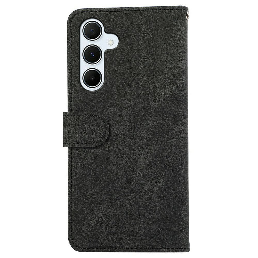 ABEEL För Samsung Galaxy A18 5G / A18 4G / A17 5G / A17 4G / A26 5G Skal Färgskarvning Läder Flip mobilskal RFID-blockering