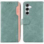 ABEEL För Samsung Galaxy A18 5G / A18 4G / A17 5G / A17 4G / A26 5G Skal Färgskarvning Läder Flip mobilskal RFID-blockering
