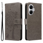 For Xiaomi Poco F7 5G / Xiaomi Redmi Turbo 4 Pro 5G Phone Case with Stand Cat Tree Pattern Leather Wallet Mobile Cover