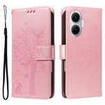 For Xiaomi Poco F7 5G / Xiaomi Redmi Turbo 4 Pro 5G Phone Case with Stand Cat Tree Pattern Leather Wallet Mobile Cover