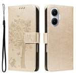 For Xiaomi Poco F7 5G / Xiaomi Redmi Turbo 4 Pro 5G Phone Case with Stand Cat Tree Pattern Leather Wallet Mobile Cover