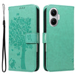 For Xiaomi Poco F7 5G / Xiaomi Redmi Turbo 4 Pro 5G Phone Case with Stand Cat Tree Pattern Leather Wallet Mobile Cover