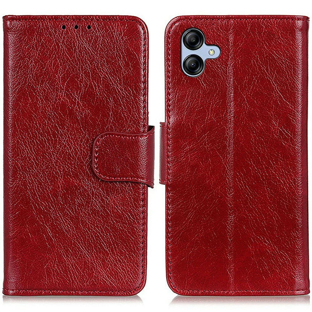 Til Samsung Galaxy A08 5G / A08 4G / A07 5G / A07 4G / A06 5G / A06 4G Etui Nappastruktur Splitlæder Pung Telefoncover