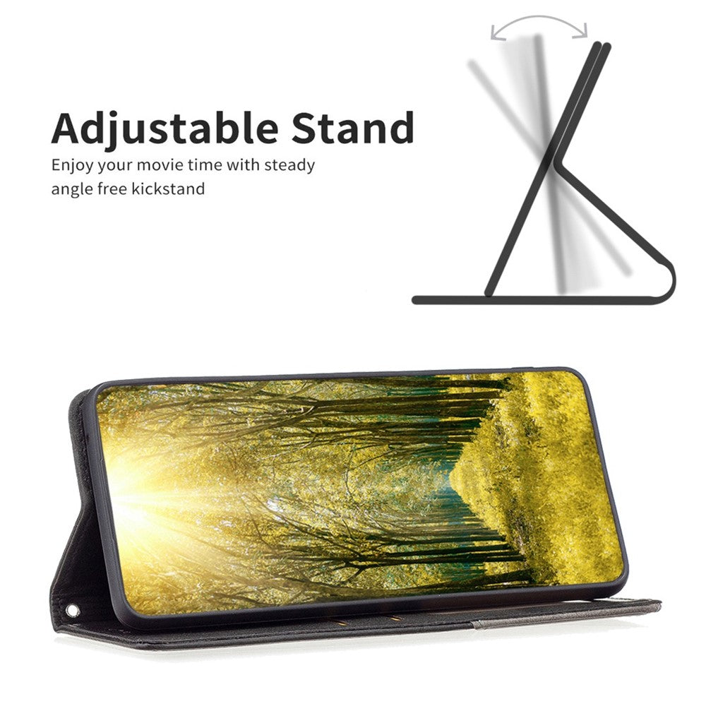 For Xiaomi 12T 5G / Redmi K50 Ultra 5G / 12T Pro 5G Leather Case with Card Holder Imprinting Pattern Phone Stand Cover