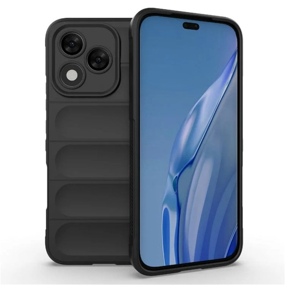 WANLONFENG For Honor 400 Lite 5G TPU Case  HD Series Anti Slip Phone Cover with Tempered Glass