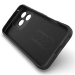 WANLONFENG For Honor 400 Lite 5G TPU Case  HD Series Anti Slip Phone Cover with Tempered Glass