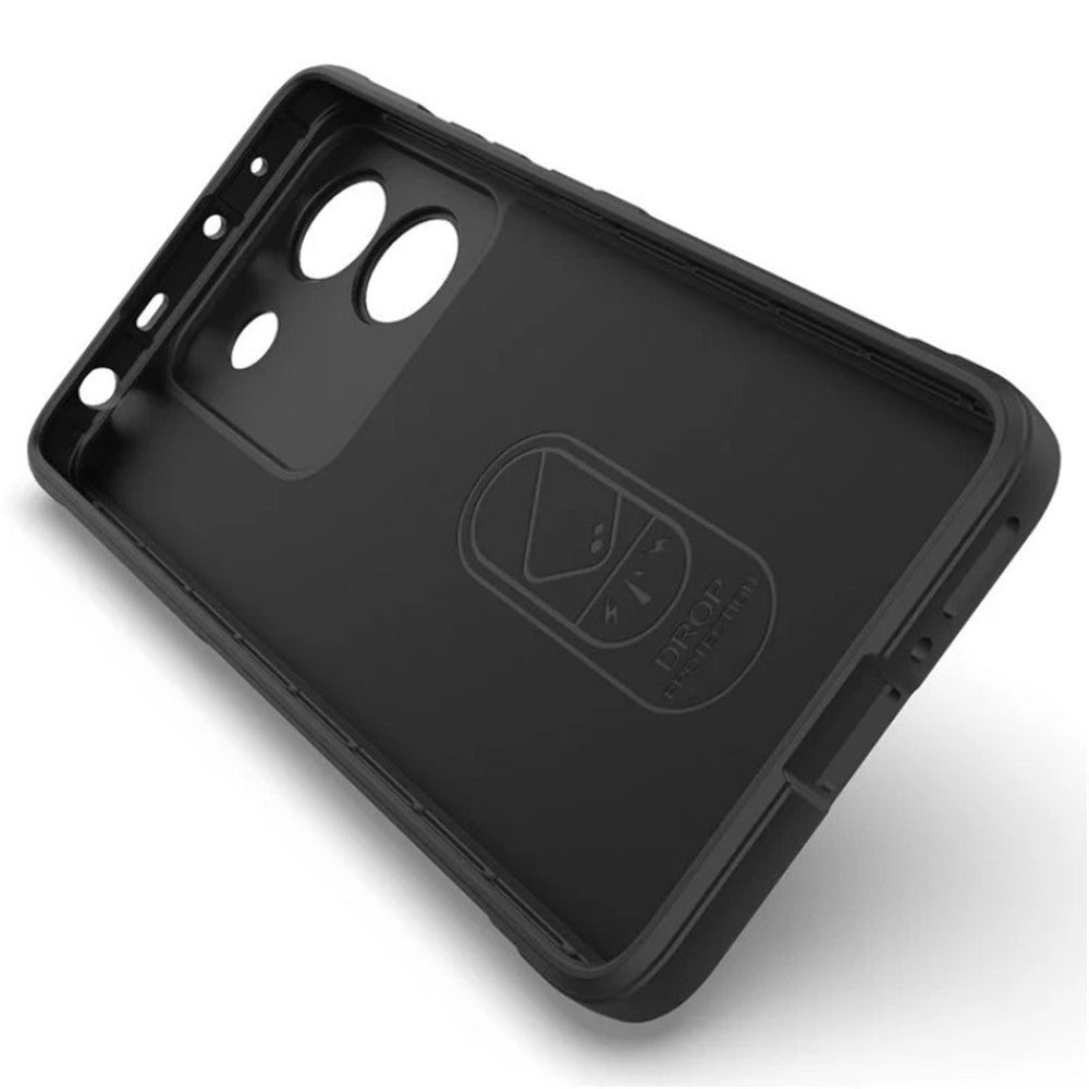 WANLONFENG For Xiaomi Poco M7 Pro 5G TPU Case  HD Series Anti Slip Phone Cover with Tempered Glass