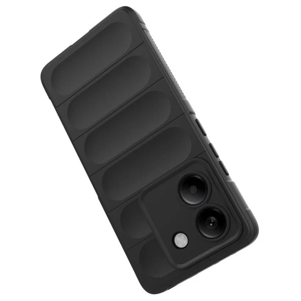 WANLONFENG For Xiaomi Poco M7 Pro 5G TPU Case  HD Series Anti Slip Phone Cover with Tempered Glass