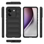 WANLONFENG For Xiaomi Poco M7 Pro 5G TPU Case  HD Series Anti Slip Phone Cover with Tempered Glass