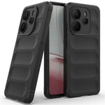 WANLONFENG För Xiaomi Redmi Note 14 4G (164.84mm) TPU-skal HD-serien Halkfritt mobilskydd med härdat glas