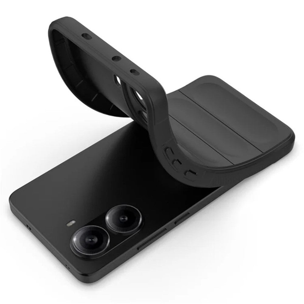 WANLONFENG For Xiaomi Poco X7 Pro 5G / Xiaomi Redmi Turbo 4 5G TPU Case  HD Series Anti Slip Phone Cover with Tempered Glass