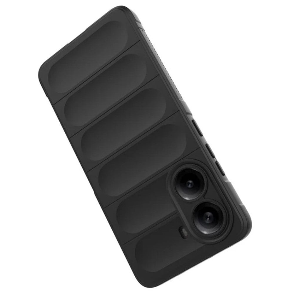 WANLONFENG For Xiaomi Poco X7 Pro 5G / Xiaomi Redmi Turbo 4 5G TPU Case  HD Series Anti Slip Phone Cover with Tempered Glass