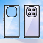 WANLONFENG For Xiaomi Redmi Note 14 Pro 4G Phone Case  XC Series TPU Acrylic Cover with Tempered Glass (Big Lens Hole)