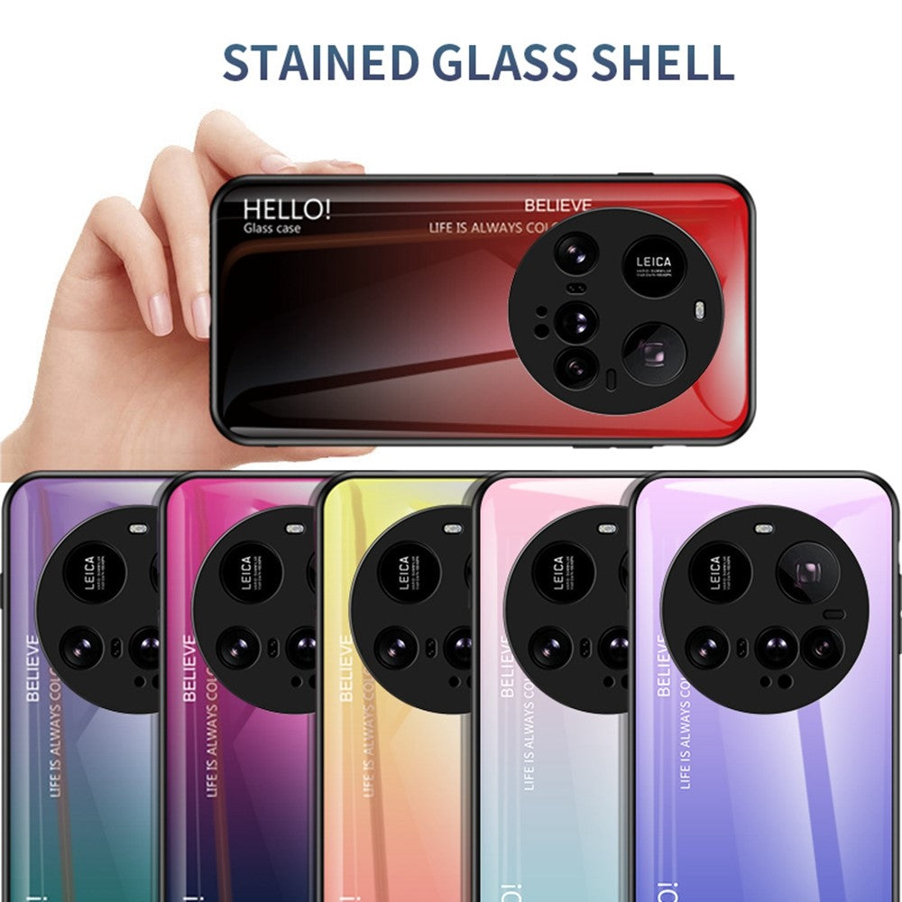 For Xiaomi 15 Ultra Case Anti-Scratch Tempered Glass + PC + TPU Phone Cover