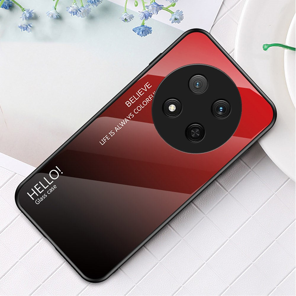 For Honor Magic7 Lite 5G / X9c 5G / X60 Pro 5G Case Anti-Scratch Tempered Glass + PC + TPU Phone Cover