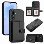 For Samsung Galaxy M56 5G Case RFID Blocking Card Holder Kickstand TPU + PU Leather Phone Back Cover