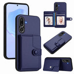 For Samsung Galaxy M56 5G Case RFID Blocking Card Holder Kickstand TPU + PU Leather Phone Back Cover