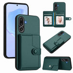 For Samsung Galaxy M56 5G Case RFID Blocking Card Holder Kickstand TPU + PU Leather Phone Back Cover
