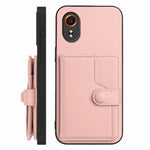 For Samsung Galaxy Xcover7 Case RFID Blocking Card Holder Kickstand TPU + PU Leather Phone Back Cover