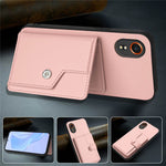 For Samsung Galaxy Xcover7 Case RFID Blocking Card Holder Kickstand TPU + PU Leather Phone Back Cover