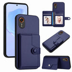 For Samsung Galaxy Xcover7 Case RFID Blocking Card Holder Kickstand TPU + PU Leather Phone Back Cover