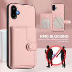 For Samsung Galaxy M06 5G / Galaxy F06 5G Case RFID Blocking Card Holder Kickstand TPU + PU Leather Phone Back Cover