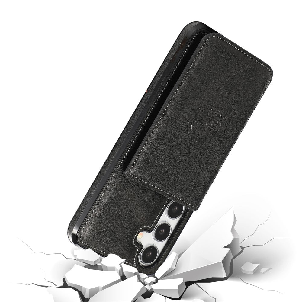 For Samsung Galaxy A35 5G Case Card Holder Kickstand PU Leather + TPU Phone Cover