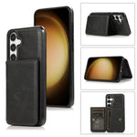For Samsung Galaxy A35 5G Case Card Holder Kickstand PU Leather + TPU Phone Cover