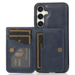 For Samsung Galaxy A35 5G Case Card Holder Kickstand PU Leather + TPU Phone Cover
