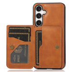 For Samsung Galaxy A35 5G Case Card Holder Kickstand PU Leather + TPU Phone Cover