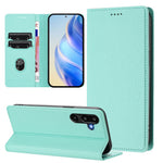 Til Samsung Galaxy M16 5G / Galaxy F16 5G Pung Etui RFID Blokerende Litchi Tekstur Læder Mobilcover