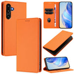 Til Samsung Galaxy M16 5G / Galaxy F16 5G Pung Etui RFID Blokerende Litchi Tekstur Læder Mobilcover