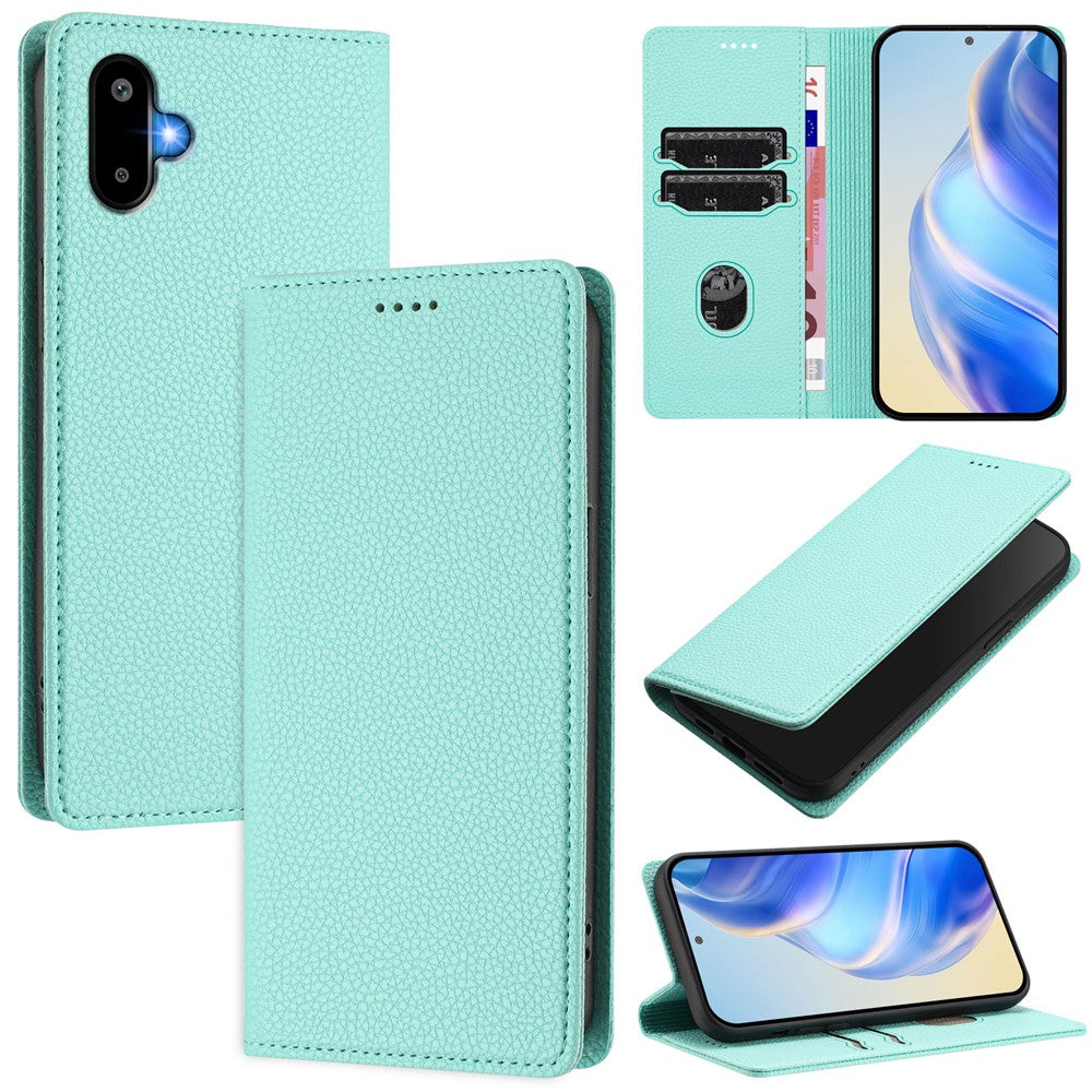 For Samsung Galaxy M06 5G / Galaxy F06 5G Wallet Case RFID Blocking Litchi Texture Leather Mobile Cover