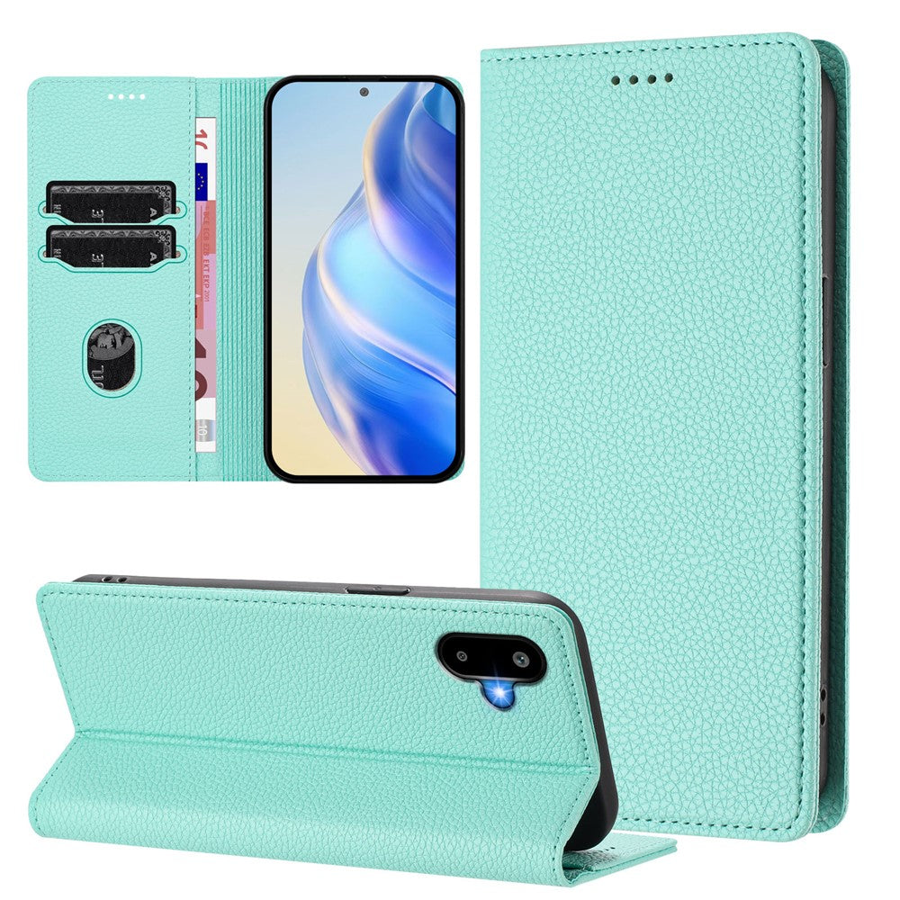 For Samsung Galaxy M06 5G / Galaxy F06 5G Wallet Case RFID Blocking Litchi Texture Leather Mobile Cover