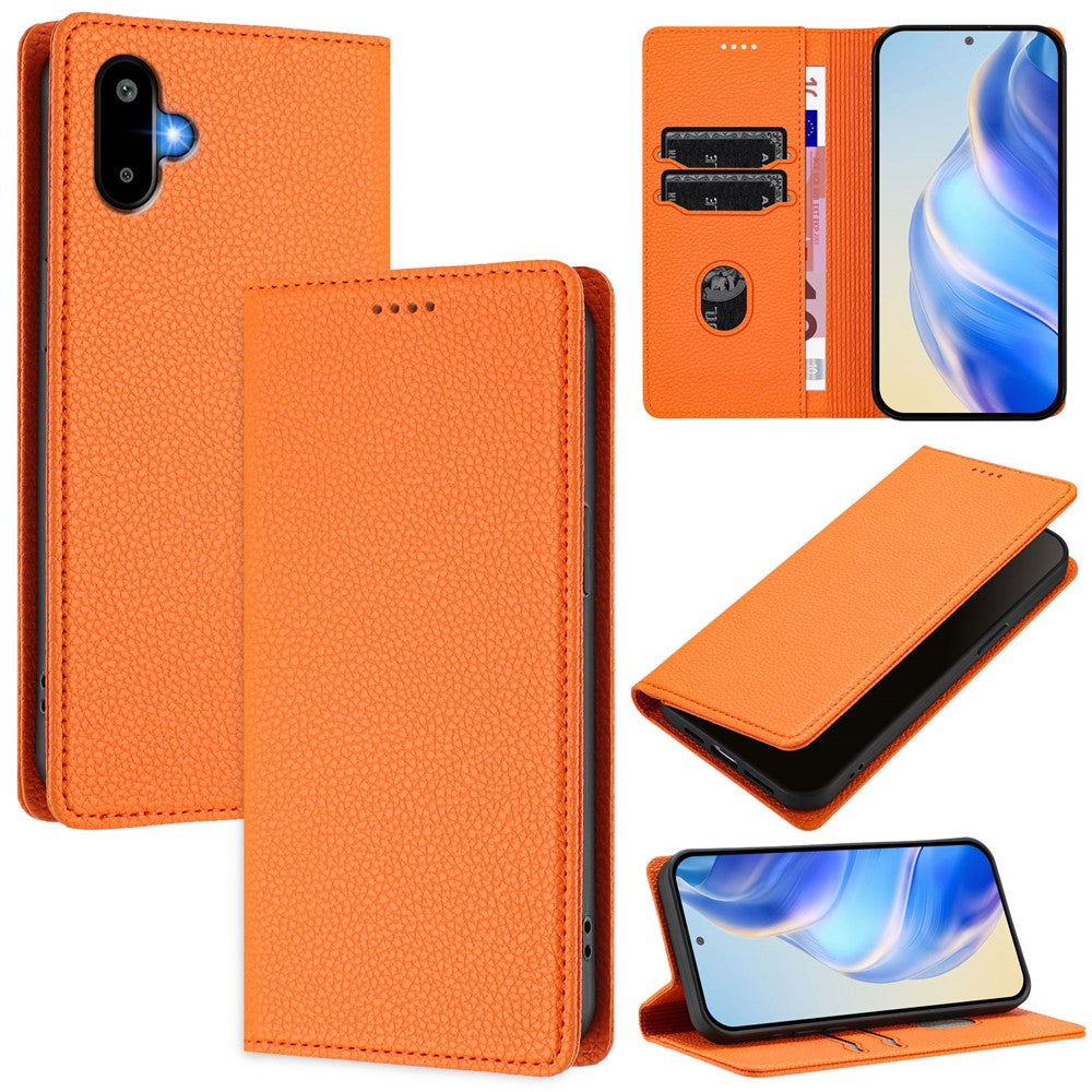 For Samsung Galaxy M06 5G / Galaxy F06 5G Wallet Case RFID Blocking Litchi Texture Leather Mobile Cover
