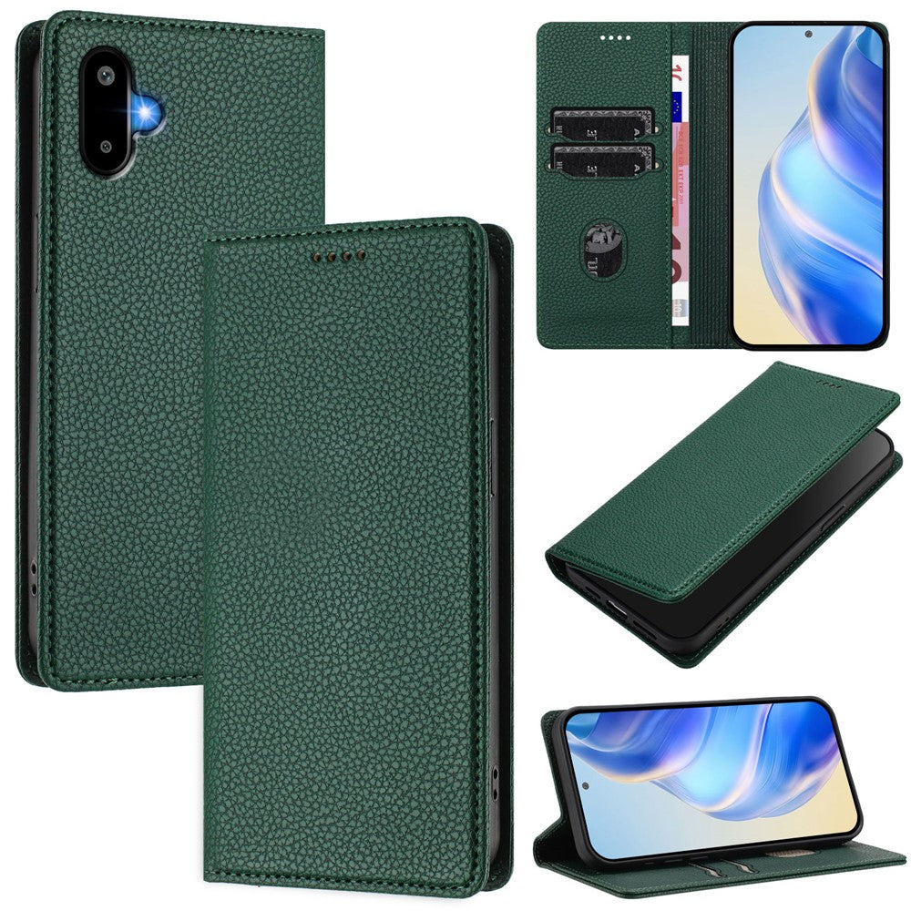For Samsung Galaxy M06 5G / Galaxy F06 5G Wallet Case RFID Blocking Litchi Texture Leather Mobile Cover