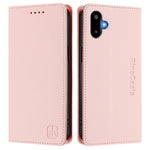 Til Samsung Galaxy M06 5G / Galaxy F06 5G læderetui RINACASIS RC01 Telefoncover med RFID-blokerende pungstander
