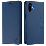 Til Samsung Galaxy M06 5G / Galaxy F06 5G læderetui RINACASIS RC01 Telefoncover med RFID-blokerende pungstander