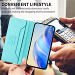 For Honor 400 Pro 5G (Global) Leather Case RINACASIS RC01 Phone Cover with RFID Blocking Wallet Stand