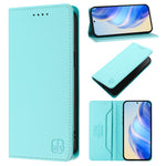 For Honor 400 Pro 5G (Global) Leather Case RINACASIS RC01 Phone Cover with RFID Blocking Wallet Stand
