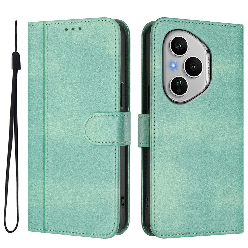 For Honor 400 Pro 5G (Global) Cases Wallet Stand Retro Texture Leather Phone Cover with Lanyard