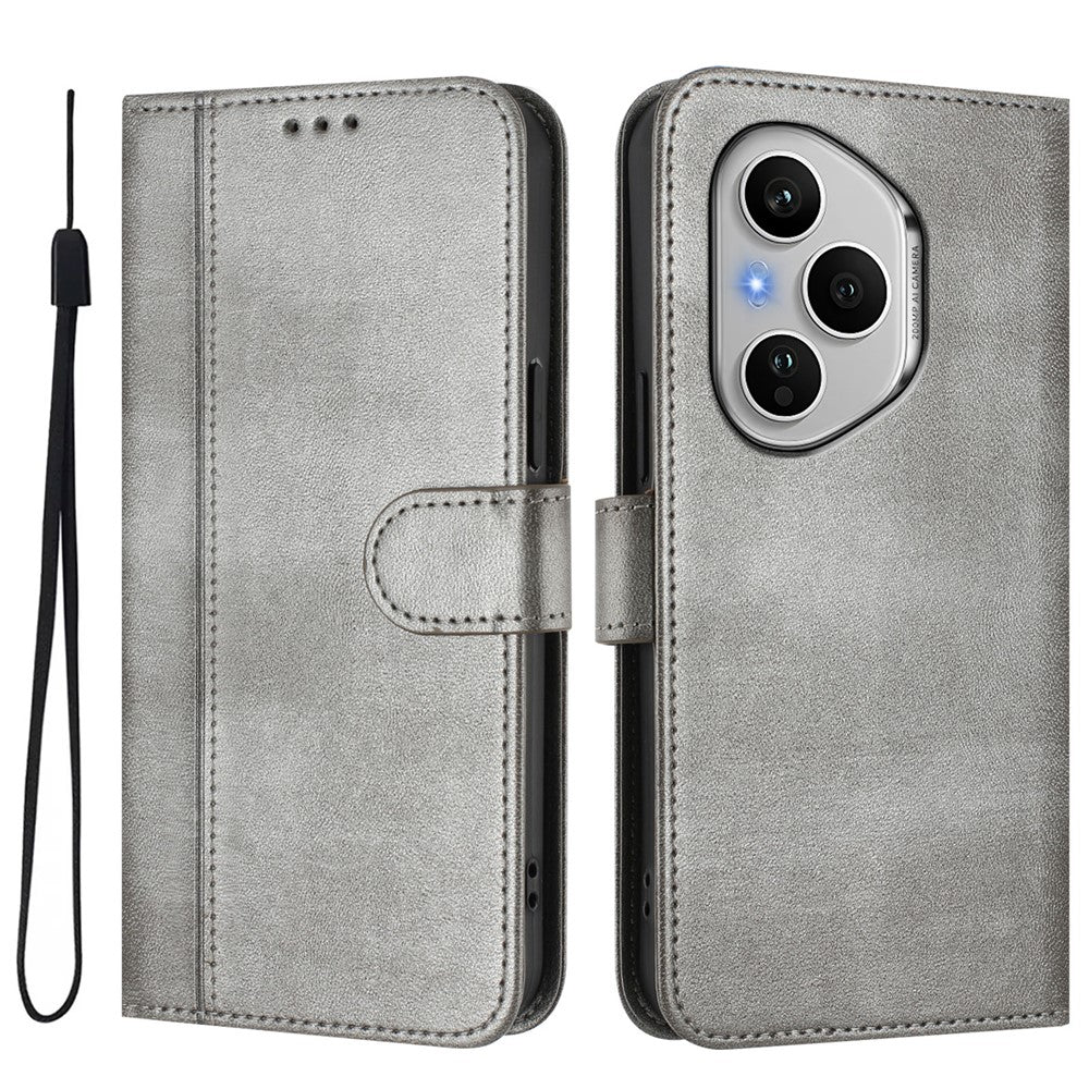 For Honor 400 Pro 5G (Global) Cases Wallet Stand Retro Texture Leather Phone Cover with Lanyard
